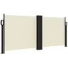 Image de vidaXL - Windscherm - uittrekbaar - 100x1000 - cm - crème