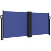 Image de vidaXL - Windscherm - uittrekbaar - 100x1000 - cm - blauw