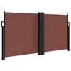 Image de vidaXL - Windscherm - uittrekbaar - 120x1000 - cm - bruin