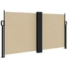 Image de vidaXL - Windscherm - uittrekbaar - 120x1000 - cm - beige