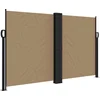 Image de vidaXL - Windscherm - uittrekbaar - 140x1000 - cm - taupe