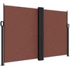 Image de vidaXL - Windscherm - uittrekbaar - 160x1000 - cm - bruin