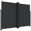 Image de vidaXL - Windscherm - uittrekbaar - 180x1000 - cm - zwart