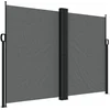Image de vidaXL - Windscherm - uittrekbaar - 180x1000 - cm - antracietkleurig