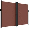 Image de vidaXL - Windscherm - uittrekbaar - 180x1000 - cm - bruin