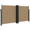 Image de vidaXL - Windscherm - uittrekbaar - 120x1200 - cm - taupe