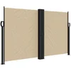 Image de vidaXL - Windscherm - uittrekbaar - 140x1200 - cm - beige