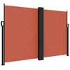 Image de vidaXL - Windscherm - uittrekbaar - 160x1200 - cm - terracottakleurig