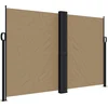 Image de vidaXL - Windscherm - uittrekbaar - 160x1200 - cm - taupe