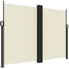 Image de vidaXL - Windscherm - uittrekbaar - 180x1200 - cm - crèmekleurig