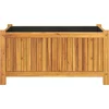 Image de vidaXL - Plantenbak - met - voering - 80x42x40 - cm - massief - acaciahout