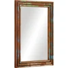 Image de vidaXL - Badkamerspiegel - 50x70 - cm - massief - acaciahout - en - glas