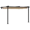 Image de vidaXL - Prieel - 300 - x - 300 - x - 200 - cm - Taupe - Polyester