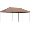 Image de vidaXL - Partytent - inklapbaar - pop-up - 580x292x315 - cm - bruin