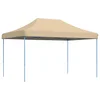 Image de vidaXL - Partytent - inklapbaar - pop-up - 440x292x315 - cm - beige