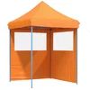 Image de vidaXL - Partytent - inklapbaar - pop-up - met - 2 - zijwanden - oranje