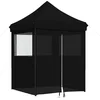 Image de vidaXL - Partytent - inklapbaar - pop-up - met - 4 - zijwanden - zwart
