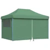 Image de vidaXL - Partytent - inklapbaar - pop-up - met - 4 - zijwanden - groen