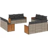 Image de vidaXL - 12-delige - Loungeset - met - kussens - poly - rattan - grijs