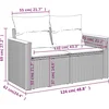 Image de vidaXL - 10-delige - Loungeset - met - kussens - poly - rattan - beige