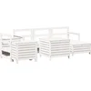 Image de vidaXL - 7-delige - Loungeset - massief - grenenhout - wit