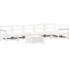 Image de vidaXL - 7-delige - Loungeset - massief - grenenhout - wit