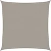 Image de vidaXL - Zonnezeil - 160 - g/m² - vierkant - 2,5x2,5 - m - HDPE - lichtgrijs