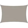 Image de vidaXL - Zonnezeil - 160 - g/m² - rechthoekig - 2x2,5 - m - HDPE - lichtgrijs