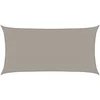 Image de vidaXL - Zonnezeil - rechthoekig - 160 - g/m² - 2x3,5 - m - HDPE - lichtgrijs