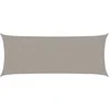Image de vidaXL - Zonnezeil - 160 - g/m² - rechthoekig - 2x4,5 - m - HDPE - lichtgrijs