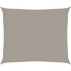 Image de vidaXL - Zonnezeil - 160 - g/m² - rechthoekig - 2,5x3 - m - HDPE - lichtgrijs