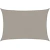 Image de vidaXL - Zonnezeil - 160 - g/m² - rechthoekig - 2,5x3,5 - m - HDPE - lichtgrijs