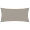 Image de vidaXL - Zonnezeil - rechthoekig - 160 - g/m² - 2,5x5 - m - HDPE - lichtgrijs