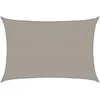 Image de vidaXL - Zonnezeil - 160 - g/m² - rechthoekig - 3x5 - m - HDPE - lichtgrijs
