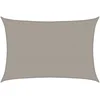 Image de vidaXL - Zonnezeil - 160 - g/m² - rechthoekig - 3,5x5 - m - HDPE - lichtgrijs