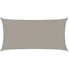 Image de vidaXL - Zonnezeil - 160 - g/m² - rechthoekig - 4x7 - m - HDPE - lichtgrijs