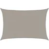 Image de vidaXL - Zonnezeil - 160 - g/m² - rechthoekig - 5x7 - m - HDPE - lichtgrijs