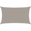 Image de vidaXL - Zonnezeil - 160 - g/m² - rechthoekig - 5x8 - m - HDPE - lichtgrijs