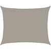 Image de vidaXL - Zonnezeil - 160 - g/m² - rechthoekig - 6x8 - m - HDPE - lichtgrijs