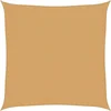 Image de vidaXL - Zonnezeil - 160 - g/m² - vierkant - 2x2 - m - HDPE - zandkleurig