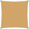 Image de vidaXL - Zonnezeil - 160 - g/m² - vierkant - 3,6x3,6 - m - HDPE - zandkleurig