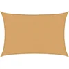Image de vidaXL - Zonnezeil - 160 - g/m² - rechthoekig - 2x3 - m - HDPE - zandkleurig