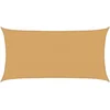 Image de vidaXL - Zonnezeil - 160 - g/m² - rechthoekig - 2,5x4,5 - m - HDPE - zandkleurig