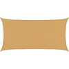 Image de vidaXL - Zonnezeil - rechthoekig - 160 - g/m² - 2,5x5 - m - HDPE - zandkleurig