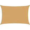 Image de vidaXL - Zonnezeil - 160 - g/m² - rechthoekig - 3x5 - m - HDPE - zandkleurig