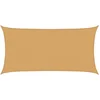 Image de vidaXL - Zonnezeil - 160 - g/m² - rechthoekig - 3x6 - m - HDPE - zandkleurig