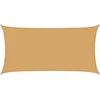 Image de vidaXL - Zonnezeil - 160 - g/m² - rechthoekig - 4x7 - m - HDPE - zandkleurig