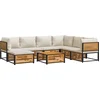 Image de vidaXL - 8-delige - Loungeset - met - kussens - massief - acaciahout