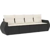 Image de vidaXL - 4-delige - Loungeset - met - kussens - poly - rattan - zwart