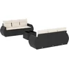 Image de vidaXL - 7-delige - Loungeset - met - kussens - poly - rattan - zwart